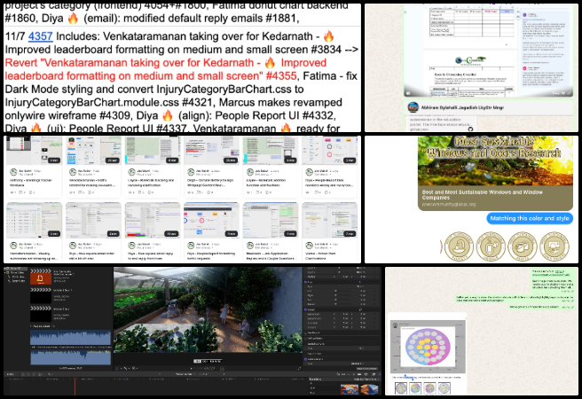 Highest Good Network, One Community, volunteer management, work reviews, social media, web development, bug fixes, software testing, onboarding, interviews, video integration, sustainability, free-shared eco-solutions, open source, teamwork, collaboration, project highlights, software platform, community engagement, sustainable development, global impact