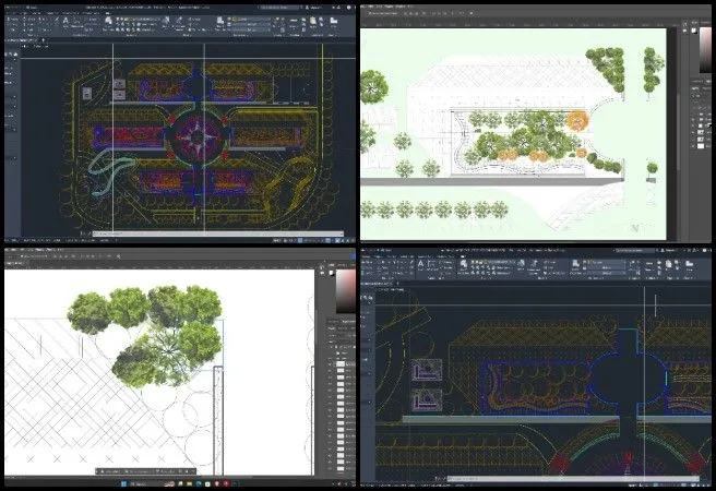 Falguni ,Highest Good Food , Open Sourcing Sustainable Civilization Development , One Community Weekly Progress Update #662, Aquapini and Walipini masterplan rendering, sustainable greenhouse design visualization, AutoCAD plan layer cleanup, architectural rendering workflow, eco-friendly landscape and structure graphics, Highest Good Food initiative, One Community open source development, sustainable civilization planning, regenerative agriculture render setup, participatory design documentation