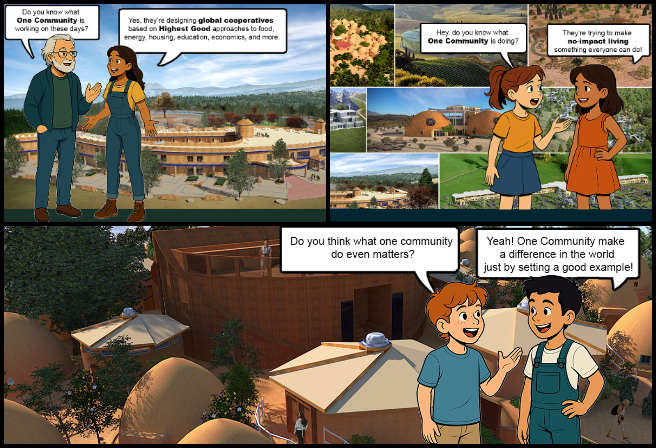 Graphics Design, Highest Good Network, Pragmatic Eco-utopia Creation, One Community Weekly Progress Update 661, character design, ChatGPT character creation, poster design updates, social media visuals, visual communication, layout and copy editing, color adjustment for graphics, project branding consistency, sustainable design alignment, pragmatic eco-utopia creation