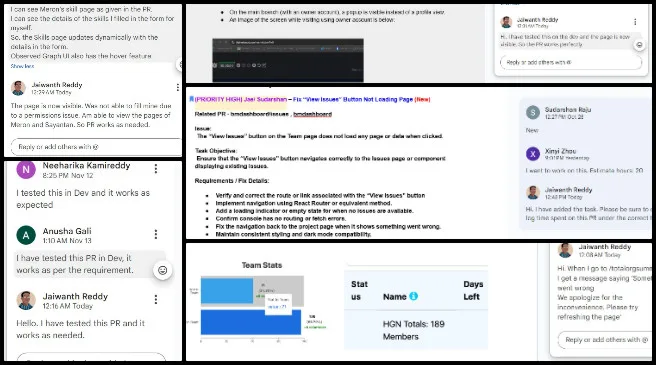 Highest Good Society, Pragmatic Eco-utopia Creation, One Community Weekly Progress Update #661, Phase 1 dashboard testing, Questionnaire Dashboard updates, HGN software component testing, software task management tracking, volunteer pull request reviews, weekly blog content creation, software team documentation updates, dashboard feature verification, volunteer submission evaluation, pull request review process