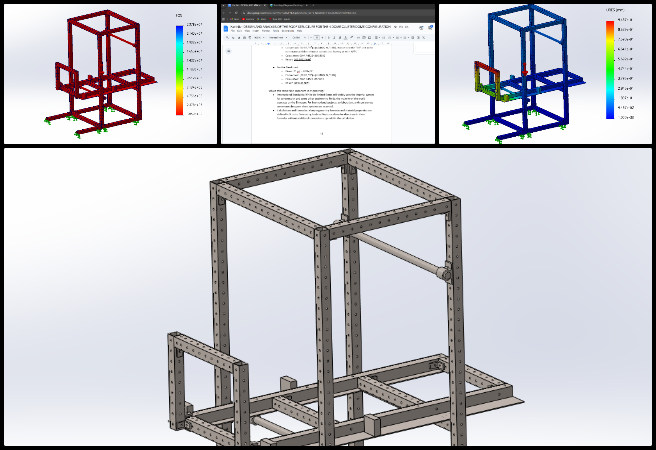 Highest Good Network, Jump-starting Our Sustainable Future, One Community Weekly Progress Update 659 4 Dome Cluster Roof documentation, vermiculture toilet engineering, waste dumping mechanism report, mechanical engineering refinement, professional technical documentation, factor of safety evaluation, design modification alignment, project image integration, sustainable system design, drawer assembly update