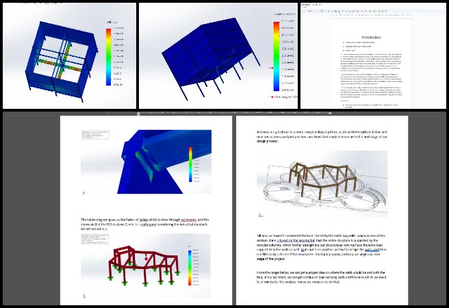 Highest Good Network, Open Sourcing Sustainable Civilization Development, One Community Weekly Progress Update 662, 4 dome cluster roof design report, structural calculation review, mechanical engineering documentation, FEA simulation updates, vermiculture toilet design verification, sustainable system engineering, collaborative report assembly, Earthbag Village project alignment, structural performance evaluation, natural building engineering 