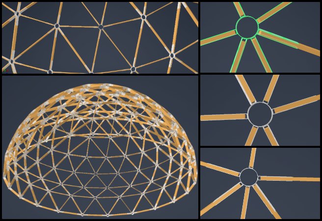 Koushik, Duplicable City Center, Open Sourcing Sustainable Civilization Development, One Community Weekly Progress Update #662, dome structural updates, project row validation, engineering workflow coordination, CAD file organization, structural design alignment, dome assembly progress tracking, sustainable construction engineering, collaborative design integration, technical file verification, eco infrastructure planning