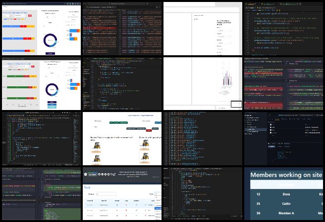 Moonfall Team, Highest Good Network, One Community Weekly Progress Update #660, HGN Software Development, BM Dashboard tools dropdown fix, dark mode enhancements across multiple modules, teaching children groups UI updates, backend lesson plan submission integration, learner knowledge evolution view and collaborative lesson plan backend improvements, log visualization and caching refinements, WebSocket reconnection and timer feature debugging, material utilization ratio chart development, injury severity chart responsiveness and filter optimization, reason of stoppage stacked bar chart creation, and overall backend–frontend coordination to enhance dashboard functionality and visual performance.