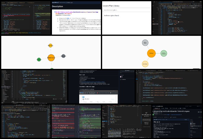 Moonfall Team, Highest Good Network, One Community Weekly Progress Update #659, HGN Software Development, backend and frontend enhancements, dark mode fixes, WebSocket reconnection process, materials utilization ratio chart creation, Education Portal student progress visualization, learner knowledge evolution view updates, log visualization and caching improvements, frontend CSS and accessibility fixes, and overall software performance optimization across multiple modules.