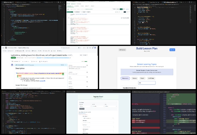 Team Moonfall, Highest Good Network, Open Sourcing Sustainable Civilization Development, One Community Weekly Progress Update #662, HGN Software Development, badge system structure and controller updates, BM Dashboard project-table search and sorting enhancements, Phase 4 Student Profile page portfolio integration, Material Utilization Ratio chart conflict resolution and review updates, Daily Equipment Log column-tooltip requirement analysis, Collaborative Lesson Plan topic selection, subject atom search, and layout updates, Learner Knowledge Evolution View backend-data injection and integration checks, Phase 2 Lessons Learned ghost-bar fix investigation, Building and Inventory Dashboard dark mode implementation, and Phase 3 error-handling upgrades including email validation, event capacity controls, and real-time event filtering.