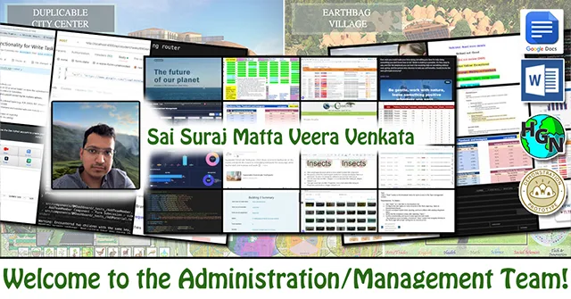 Sai Suraj Matta Veera Venkata, One Community Volunteer, Highest Good collaboration, people making a difference, One Community Global, helping create global change, difference makers