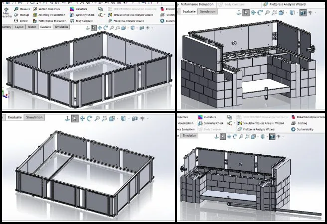 Sandesh, Duplicable City Center, Open Sourcing Sustainable Civilization Development, One Community Weekly Progress Update #662, Unistrut structural frame optimization, Eco-Spa load distribution refinement, SolidWorks structural simulation setup, FEA preprocessing configuration, hybrid foundation integration design, spa thermal mass engineering, mechanical load path analysis, modular spa frame feasibility, sustainable spa construction modeling, structural rigidity balancing