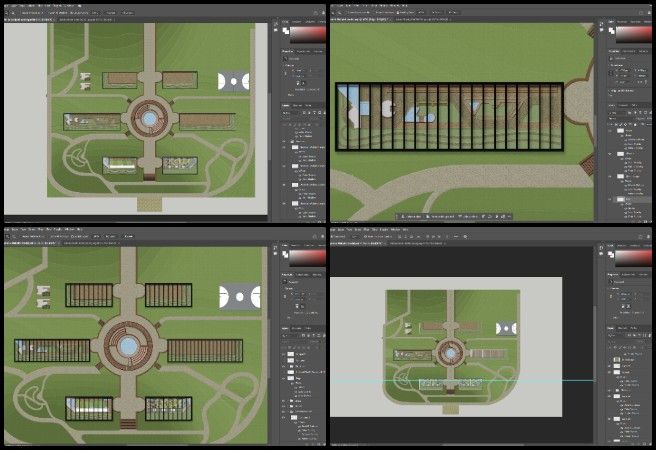 Shivangi, Highest Good Food, Creating a Sustainable World That Benefits Everyone, One Community Weekly Progress Update #660, Highest Good Food masterplan redesign, Aquapini and Walipini landscape detailing, sustainable architecture visualization, shadows and texture refinement, eco community masterplan render, regenerative food system design, One Community open source platform, participatory sustainable development, landscape and plant detailing, creating a sustainable world that benefits everyone