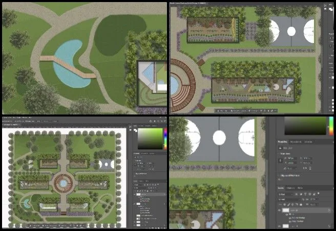 Shivangi, Highest Good Food, Improving the Human Living Experience, One Community Weekly Progress Update #663, Aquapini Walipini masterplan render, sustainable landscape design, planting layout refinement, CAD-based site updates, Zenipini design improvements, pathway organization updates, eco-friendly masterplan development, Highest Good Food initiative, regenerative design workflow, improving the human living experience