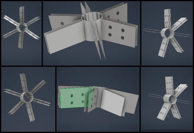 Shreyas, Duplicable City Center, Creating a Sustainable World That Benefits Everyone, One Community Weekly Progress Update #660, geodesic dome connectors, structural CAD modeling, sustainable dome architecture, hub connector updates, dome beam design, eco-building assembly files, structural model refinement, geodesic system engineering, design coordination, duplicable city center dome structure