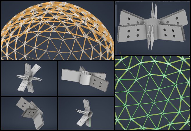 Shreyas, Duplicable City Center, Pragmatic Eco-utopia Creation, One Community Weekly Progress Update #661, dome hub connector updates, Row 9 connector modeling, multi-row CAD integration, dome assembly preparation, connector-to-dome alignment, structural beam updates, CAD file consolidation, row-level connector refinement, assembly readiness checks, dome component structural mapping