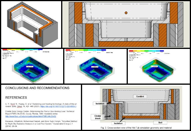 Tianxiang, Duplicable City Center, Improving the Human Living Experience, One Community Weekly Progress Update #663, CAD model simplification, insulation thickness adjustment, ground heat loss simulation, R-value calculation, thermal performance evaluation, energy efficiency analysis, hot tub model refinement, structural insulation assessment, sustainable heating design, thermal modeling documentation