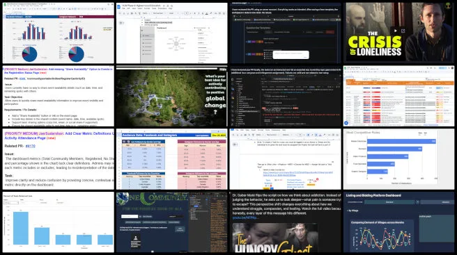 Admin Team, Highest Good Network Software, Regenerative Global-Sustainability Systems, One Community Weekly Progress Update #666, software quality assurance and testing, open source sustainability software, regenerative systems development, social architecture platform, collaborative software engineering, nonprofit technology infrastructure, data analytics and dashboards, administrative workflow optimization, global sustainability initiatives, volunteer-driven software developmentdevelopment, sustainable systems infrastructure