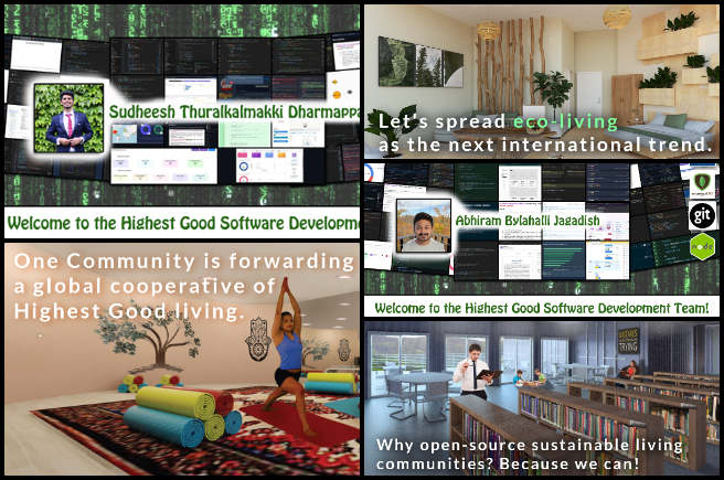 Graphics Design, Highest Good Network, Adaptable Eco-models for Social Evolution, One Community Weekly Progress Update 664, social media image creation, marketing visuals, character image design, website announcements, bio image editing, volunteer announcements, visual communication, team collaboration updates, digital asset management, sustainable community content