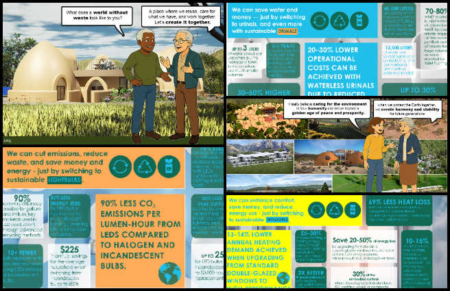 Graphics Design, Highest Good Network, Creating the Sustainable Civilization We Know is Possible, One Community Weekly Progress Update 665, social media marketing graphics, game character visual design, ai-generated character art, promotional poster design, infographic design refinement, visual communication strategy, sustainability-focused branding, digital asset management, team collaboration announcement, creative content development