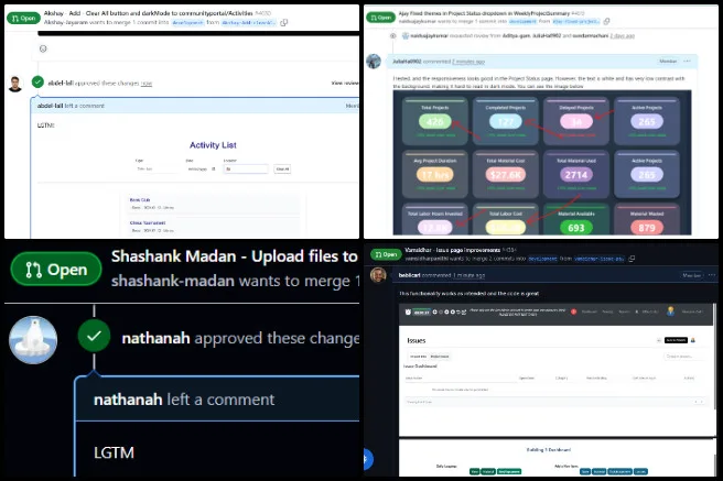 PR, Highest Good Network Software, Open Source DIY Highest Good Living, One Community Weekly Progress Update #667, pull request, PR review, PR review team, software team, software development, Highest Good Network, Highest Good society, One Community, MERN Stack, software engineering, MongoDB, React.js, Node.js, Express.js, open source software