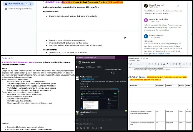 Prudhvi, Highest Good Education, Open Source DIY Highest Good Living, One Community Weekly Progress Update #667, Highest Good Education software platform, Phase 4 marketing and promotion, Phase 5 governance documentation, software task management, pull request tracking, BlueSky content scheduling, social media analytics dashboard, Buffer scheduling workflow, weekly blog updates, volunteer administration review
