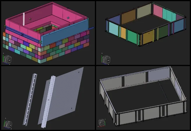 Sandesh, Duplicable City Center, Adaptable Eco-Models for Social Evolution, One Community Weekly Progress Update #664, eco-spa hot tub meshing, HyperMesh preprocessing, ANSYS Mechanical simulation, shell element modeling, solid mesh generation, structural analysis preparation, contact interface setup, material group organization, thermal simulation readiness, sustainable engineering workflow