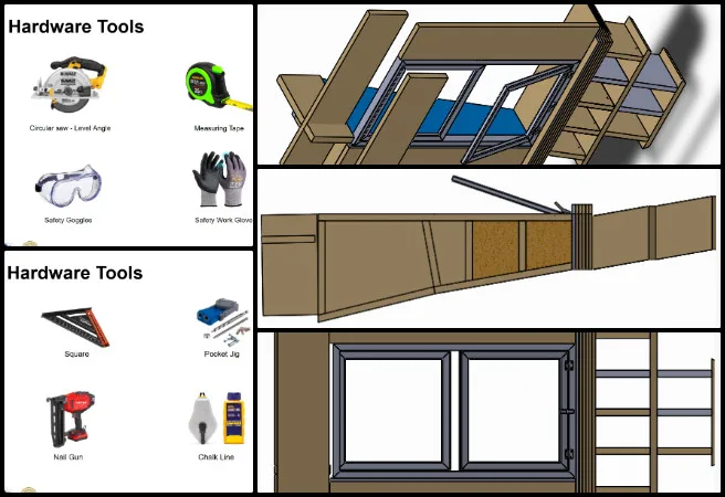 Ariana, Duplicable City Center, DIY Sustainable Construction Models, One Community Weekly Progress Update #671, insulation material research, thermal insulation selection, structural support modification, fit and stability optimization, 3D CAD design update, CAD model for fabrication, material compatibility analysis, cut layout planning, fabrication cost estimation, assembly instruction preparation