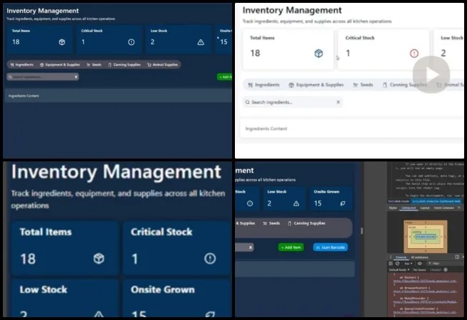 Chelsea, Highest Good Food, Open Sourcing the Golden Age, One Community Weekly Progress Update #670, food inventory management software development, transition food self-sufficiency planning, open source sustainability software, community food tracking systems, regenerative food systems technology, sustainable inventory software design, Highest Good Food initiative, open source project management, food supply chain digital tools, collaborative software development for sustainability