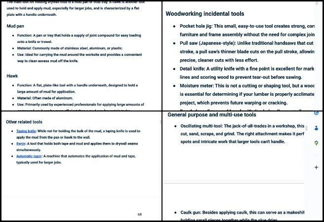 Core Team, Highest Good Food, DIY Sustainable Construction, One Community Weekly Progress#671, Master Tools and Equipment List, Sustainable workshop tools, Open source construction resources, Automotive shop tools inventory, Woodworking and metalworking equipment, Botanical garden tools planning, Large-scale garden materials list, Sustainable building tools documentation, One Community open source projects, Regenerative food system infrastructure