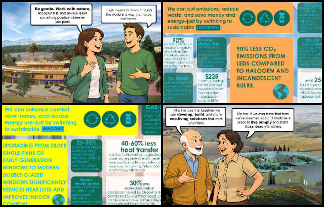 Graphics Design, Highest Good Network, A Prototype Solution Engine for Global Challenges, One Community Weekly Progress Update 669, social media marketing visuals, game character design, AI-generated graphics, ChatGPT image creation, poster design for social media, visual branding consistency, infographic design, sustainability communication, team collaboration announcement, digital asset management