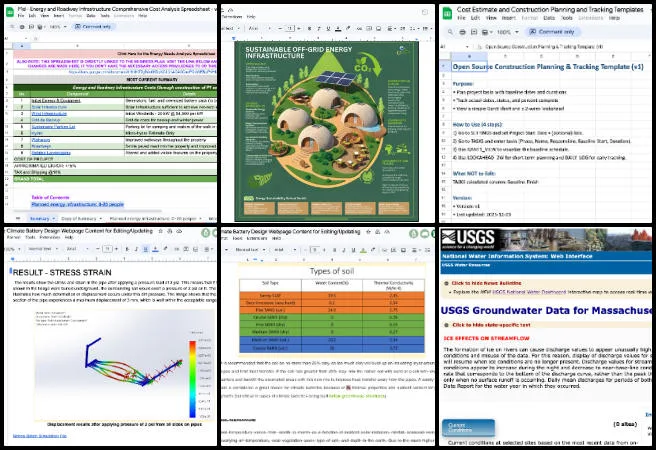 Highest Good Network, A Prototype Solution Engine for Global Challenges, One Community Weekly Progress Update 669, open source climate battery analysis, highest good energy review, regenerative energy systems planning, climate battery design evaluation, energy system cost estimation, net zero infrastructure strategy, open source energy documentation, sustainable community hub planning, engineering calculation review, prototype solution engine for global challenges 