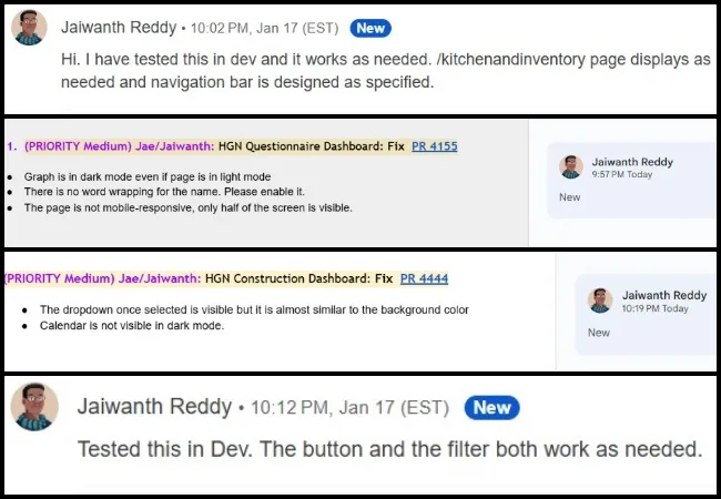 Jaiwanth, Highest Good Society, Open Sourcing the Golden Age, One Community Weekly Progress Update #670, job applicants page development, pull request testing workflow, software component validation, Phase 1 feature updates, Phase 2 feature updates, task management documentation, volunteer developer reviews, open source software coordination, application workflow testing, platform feature tracking