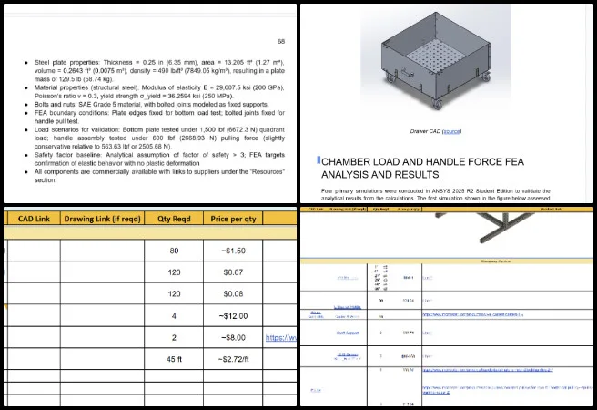 Highest Good Network, DIY Sustainable Construction Models, One Community Weekly Progress Update 671, vermiculture toilet engineering, bill of materials signoff, dumping mechanism design, unistrut structural assembly, sensor selection analysis report, manual winch stress analysis, drawer mechanism verification, mechanical engineering documentation, build readiness validation, DIY sustainable construction models 