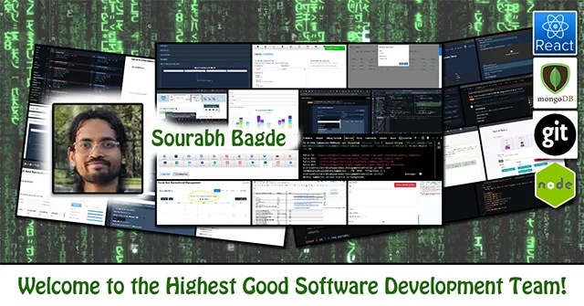 Sourabh Bagde, One Community Volunteer, Highest Good collaboration, people making a difference, One Community Global, helping create global change, difference makers