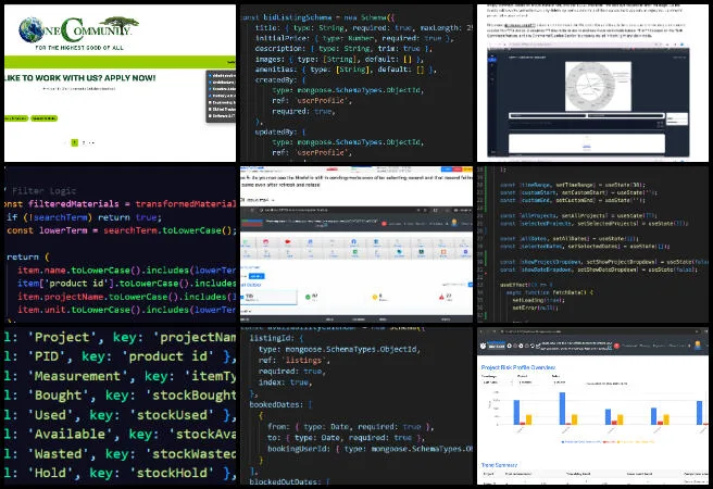 Dev Dynasty, Highest Good Network Software, Highest Good Future Building, Comprehensive and Sustainable Global Reinvention, One Community Weekly Progress Update #672, software development project updates, frontend search and filtering implementation, user interface improvements in React, collaboration page filter chips design, project risk profile dashboard development, email management system bug fixes, pull request review and testing process, dark mode UI compatibility testing, analytics and reporting feature validation, web application performance and usability enhancements