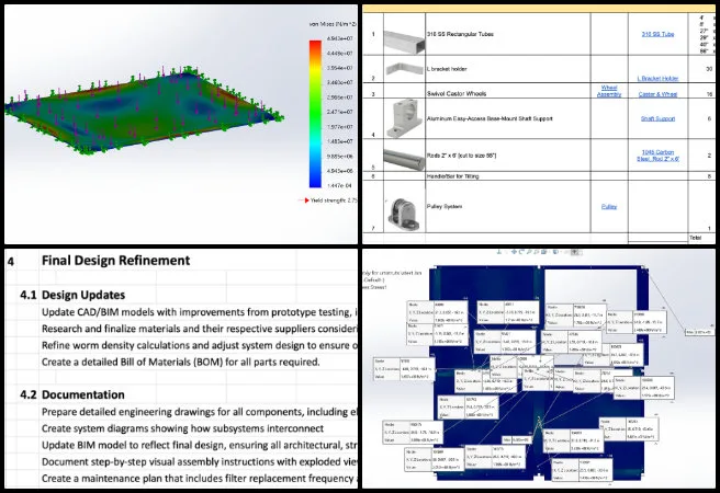 Highest Good Network, Reinventing the Sustainability Industry, One Community Weekly Progress Update 673, vermiculture toilet engineering, Unistrut material pricing update, waste dumping component optimization, factor of safety recalculation, mechanical strength criterion validation, finite element analysis FEA troubleshooting, sustainable engineering cost optimization, report formula revision, Earthbag Village mechanical design, reinventing the sustainability industry 
