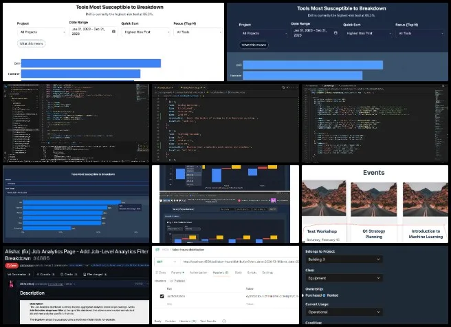 Moonfall Team, Highest Good Network, Stewarding Our Shared Planet, One Community Weekly Progress Update #675, HGN Software Development, Event Details popup implementation for Activity List page with UI enhancements, job analytics role-based filtering with dynamic chart updates, dashboard event card layout height correction using CSS Grid and Flexbox, equipment management editable fields with PUT API integration and dropdown fixes, permission-based Pause User button access control update, dark mode tooltip visibility fixes on project risk graph, authenticated routing correction for ghost chart rendering, and student profile educational progress update resolution.