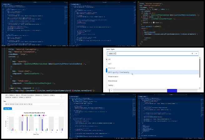 Team Alpha, Highest Good Network Software, Reinventing the Sustainability Industry, One Community Weekly Progress Update #673, software development workflow, pull request review process, API endpoint testing with Postman, code review practices, team management responsibilities, material consumption issue chart, local server feature testing, merge review process, multi-select filter feature, application error troubleshooting