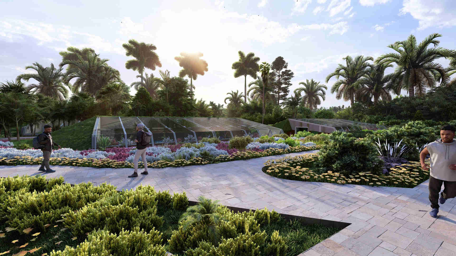 Aquahaven - Permeable paving and green roofs that let water soak in while providing comfortable, eco-friendly walkways for people to enjoy permeable paving walkways, porous concrete paving, gravel walkway water absorption, urban runoff reduction, groundwater recharge design, flood-prevention infrastructure, green roof rainwater management, vegetated building roofs, eco-friendly building design, sustainable urban infrastructure