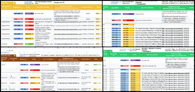 Highest Good Society, Comprehensive and Sustainable Global Reinvention, One Community Weekly Progress Update #672, project tracking system management, materials and equipment tracking, spreadsheet data cleanup and formatting, task categorization and prioritization, workflow documentation maintenance, volunteer submission review process, WordPress image SEO optimization, media upload and formatting standards, administrative quality assurance, team workflow consistency management