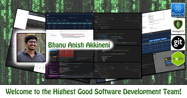 Bhanu Anish Akkineni, One Community Volunteer, Highest Good collaboration, people making a difference, One Community Global, helping create global change, difference makers