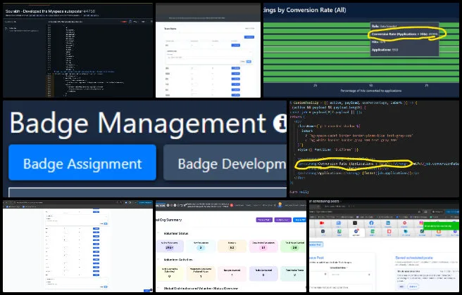 Binary Brigade - Highest Good Network Software - Making Eco-living Mainstream Accessible - One Community Weekly Progress #678 binary brigade, highest good network software, making eco-living mainstream accessible, one community weekly progress #678, volunteer activities dashboard, total active teams metric, hours completed tasks report, pr grading dashboard bug fix, duplicate job role consolidation, conversion rate applications to hits, plurk scheduled posts feature, cron scheduler post publishing, owner dashboard reporting metrics, open source software development workflow