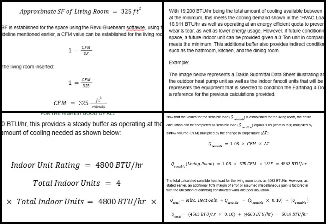 Highest Good Network, Component Development for Sustainable Evolution, One Community Weekly Progress Update 679, earthbag village MEP report mechanical updates, mechanical engineering equations documentation, formula variable definition and clarity, sustainable building system calculations, mechanical example application refinement, engineering report readability improvement, mechanical section technical documentation, open source sustainable infrastructure design, MEP report calculation standardization, component development for sustainable evolution 