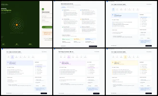 Highest Good Society, Global Sustainability Implementation, One Community Weekly Progress Update #680, governance platform proposal design, decision-making workflow wireframes, consensus voting interface design, proposal lifecycle states UI, governance proposal detail views, community voting system UX, policy and finance proposal review screens, status indicators and timelines UI, governance dashboard interface, scalable governance system design