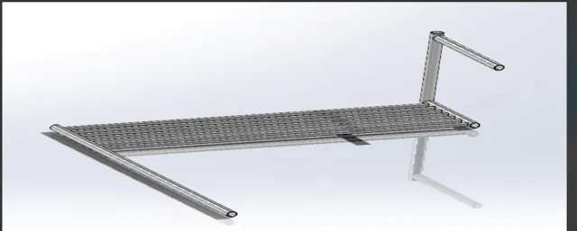 pipe layout, greenhouse pipe system, interconnected pipes, pipe dimensions, greenhouse air circulation, warm air distribution, underground pipe system, pipe assembly design, temperature regulated air, greenhouse ventilation system, air transfer pipes, pipe network design