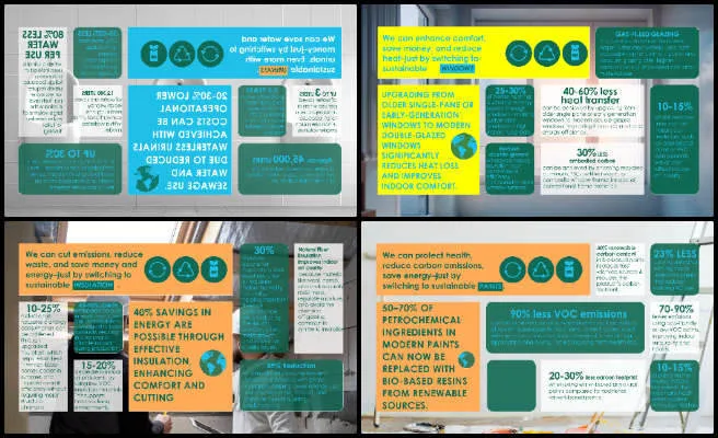 Highest Good Society, designing people-care eco-communities , One Community Weekly Progress Update #676, sustainable housing design concepts, ecological living architecture, community based housing models, regenerative construction visuals, interior and exterior sustainable living spaces, circular systems data visualization, social architecture infographic design, environmental sustainability education graphics, collaborative community development imagery