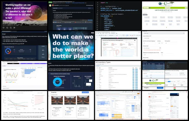 Admin Team, Highest Good Network Software, Founding a Global Sustainability Collaboration, One Community Weekly Progress Update #682, global sustainability collaboration, open source sustainability projects, social impact software development, collaborative project management, software testing and QA workflows, data analytics dashboards, social media analytics optimization, content management and SEO optimization, community engagement and coordination, nonprofit technology development