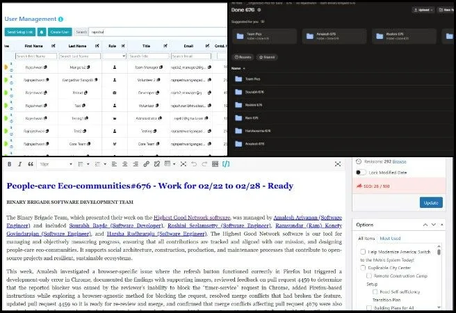 Rajeshwari - Highest Good Energy - Eco-tipping Point Creation - One Community Weekly Progress Update #681 Rajeshwari, Highest Good Energy, Eco-tipping Point Creation, One Community Weekly Progress Update #681, Climate Battery Design Blog, Thermal Simulation Calculations, HVAC Pipe Assembly, WordPress HTML Migration, Energy Cost Analysis, SEO Optimization