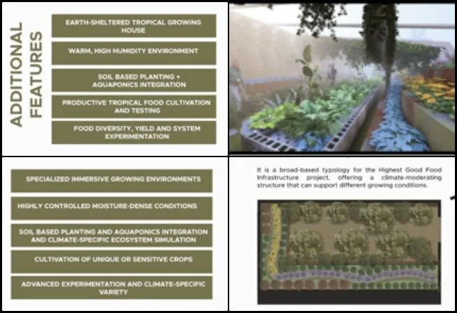 Shivangi - Highest Good Food - Eco-tipping Point Creation - One Community Weekly Progress Update #681 Shivangi, Highest Good Food, Eco-tipping Point Creation, One Community Weekly Progress Update #681, Open Source Hub Graphics, Axonometric Design, Architectural Presentation Redesign, Differences Diagram, Planting Harvesting Page, Layout Visualization