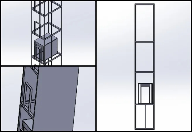 Akhil, Duplicable City Center, Sustainable Human Support Webs, One Community Weekly Progress Update #688, open-source elevator assembly, SolidWorks assembly modeling, mechanical assembly integration, elevator component design, assembly closure process, component alignment optimization, CAD assembly refinement, engineering project WBS, mechanical fit and alignment, final assembly stage 