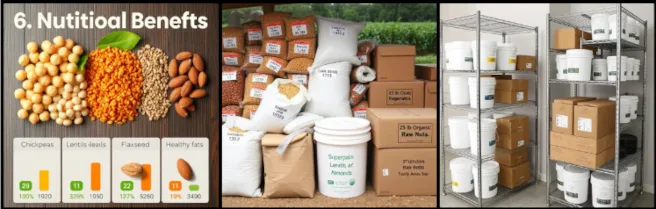 Procurement, Storage, & Preparation Of Legumes, Nuts, And Seeds Bulk legume storage solutions, sustainable nuts and seeds procurement, long-term dry food storage, affordable plant-based protein sourcing, organic bulk food suppliers, resilient pantry storage systems, community food shelving solutions, sustainable bulk food management, off-ground food storage methods, emergency food supply organization
