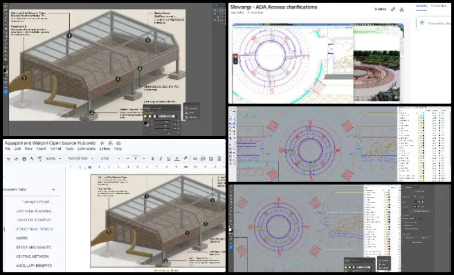 Shivangi, Highest Good Food, Facilitating Sustainable Reinvention of Our World, One Community Weekly Progress Update #685, HGN Software Development, ADA diagram updates, CAD layout integration, Loom feedback incorporation