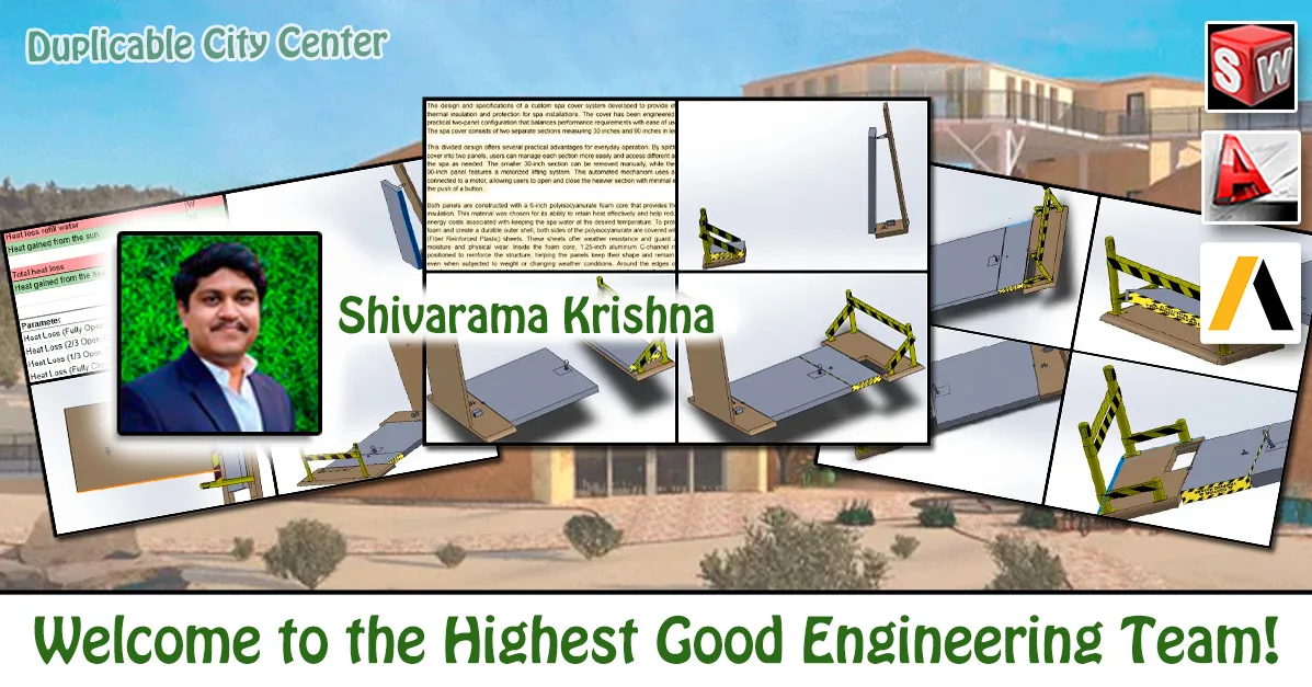 Shivarama Krishna, Mechanical Engineer, One Community